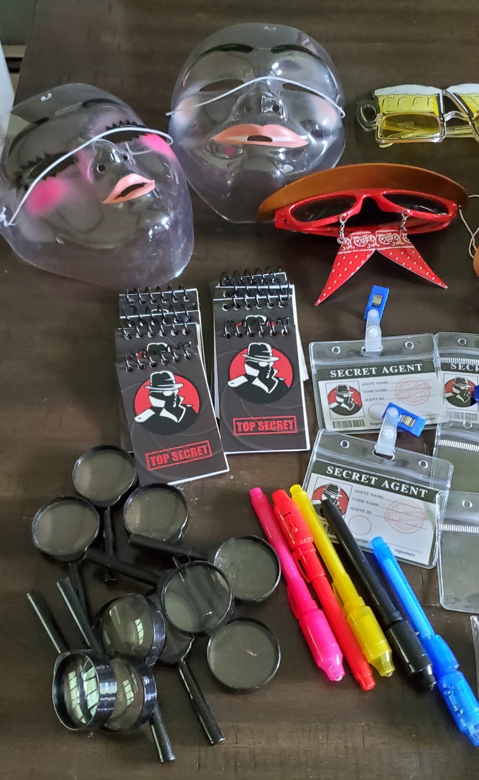 Spy Party Birthday Kit – Pretend Play – Great condition