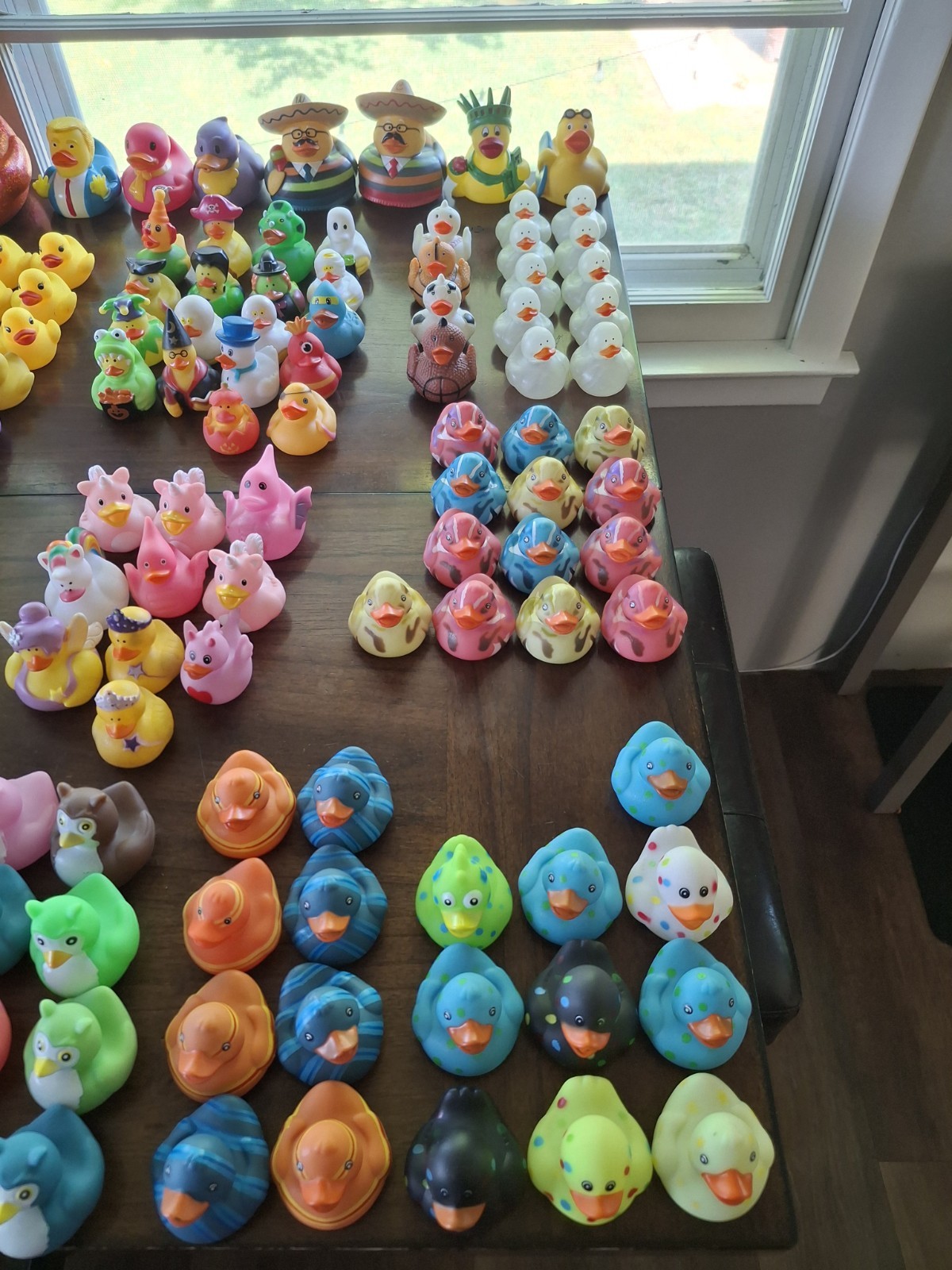 Large Collection (300) of assorted Rubber Ducks for Jeep “Ducking”/Party Favors