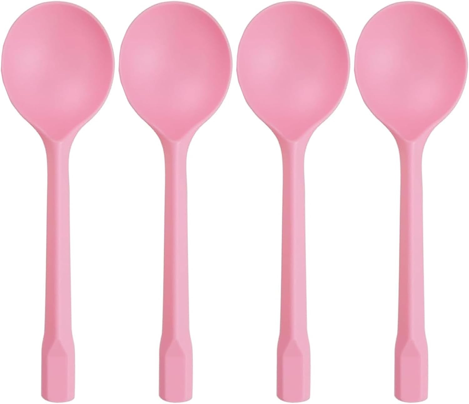 100 Count Independent Packaging Soup Spoons, Heavy Disposable Plastic Spoons for