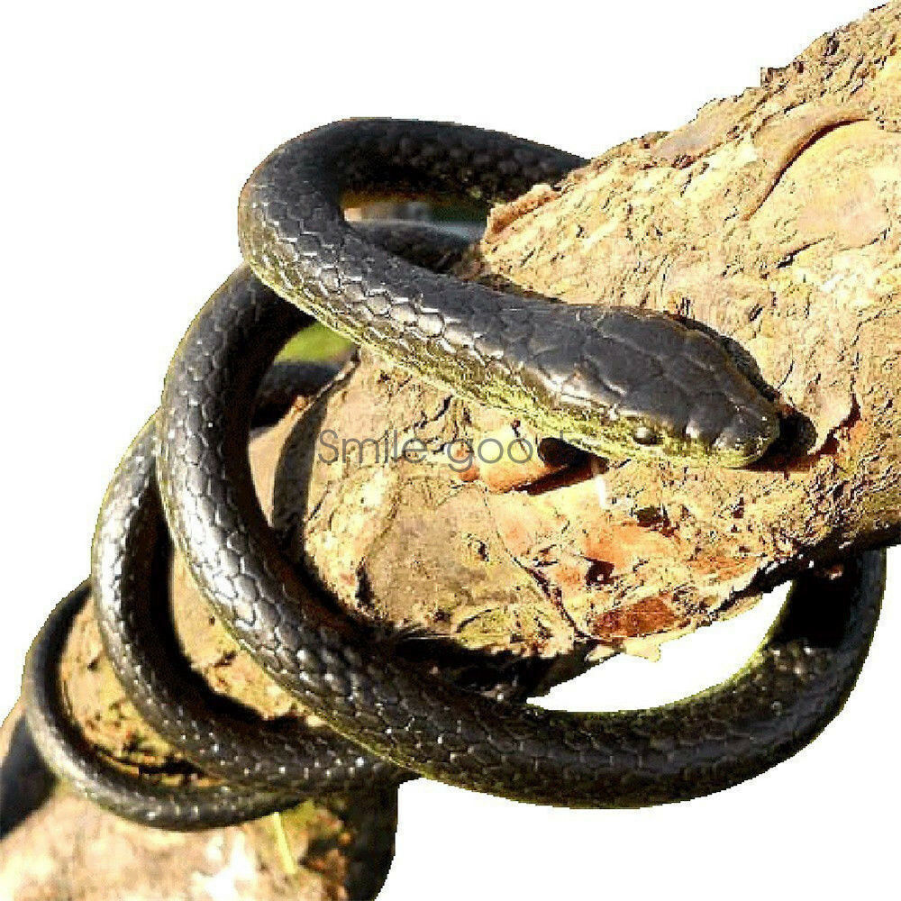 50″ Fake Realistic Rubber Snake Scary Toy Prank Party Joke Halloween Decor Prop