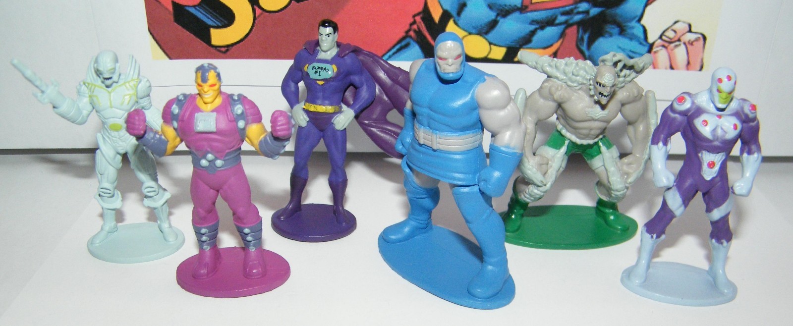Superman Party Favors Set of 13 Fun Figures with Doomsday, Jimmy Olsen and More!