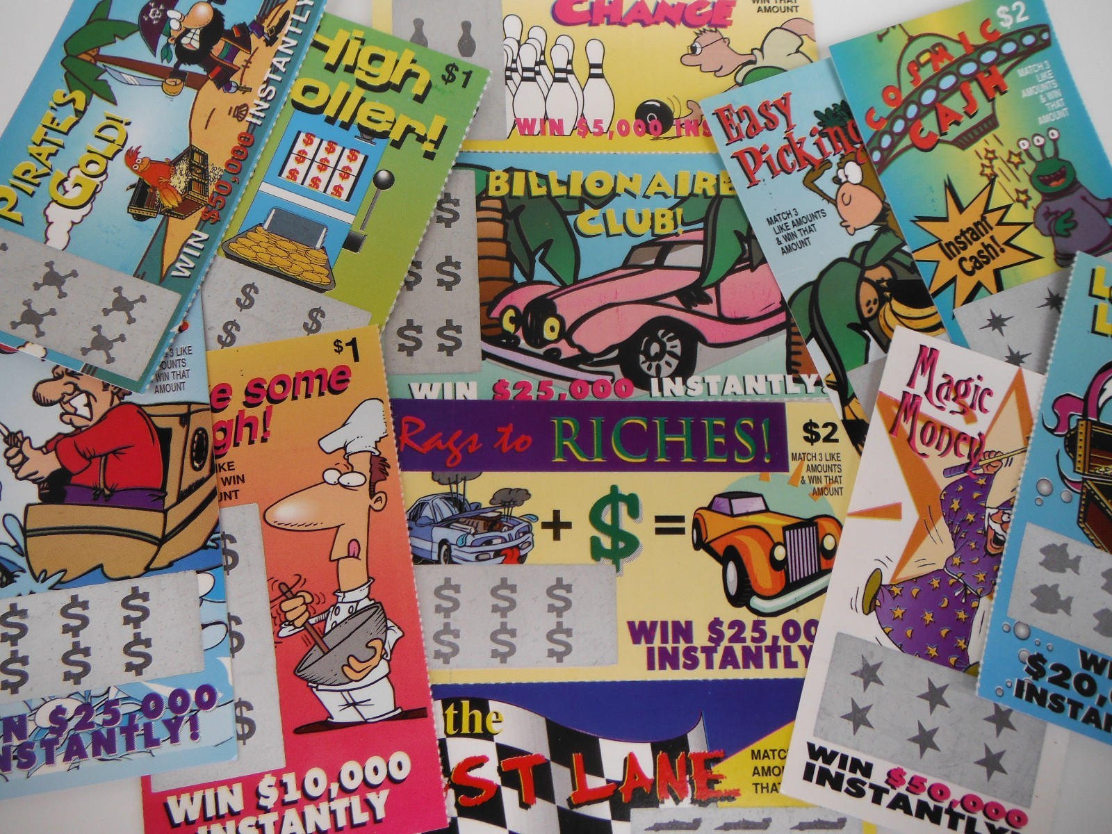 24 FaKe GaG JoKe PrAnK LoTTo LoTTeRy TiCkEtS Special Price $7.79 *FREE Shipping