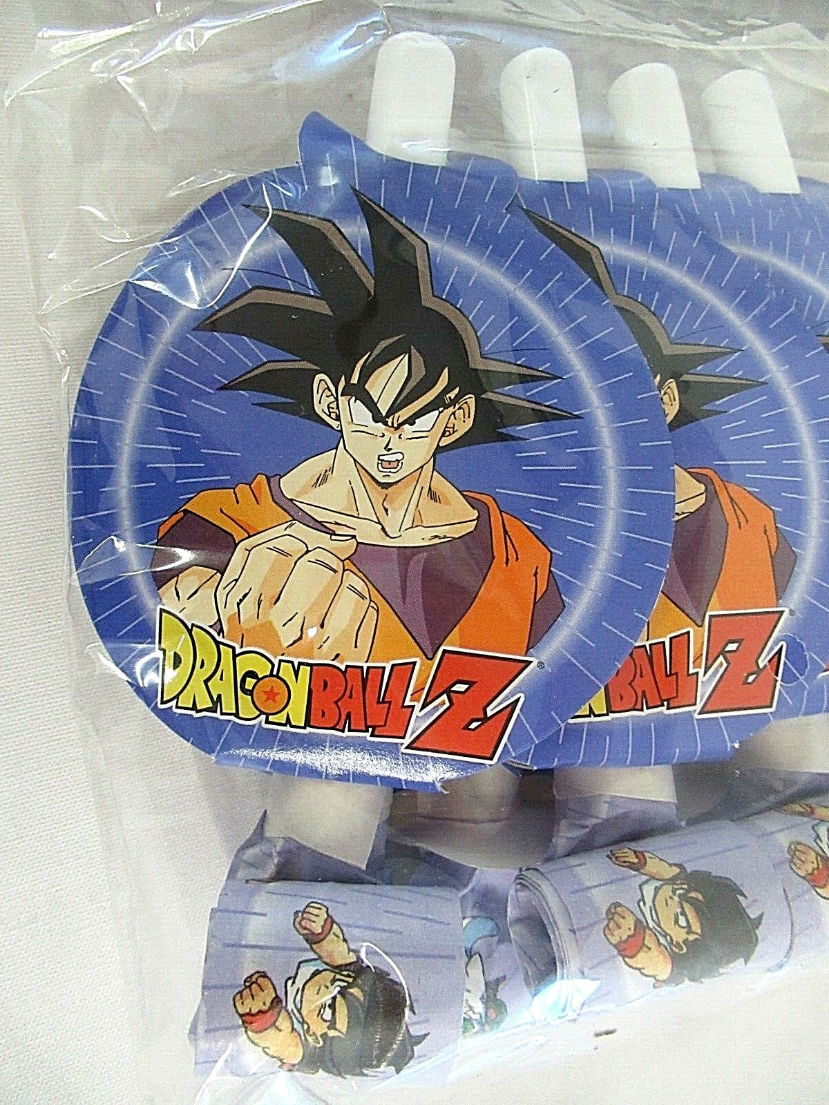 8 Pack DRAGON BALL Z BLOWOUTS ~ Birthday Party Supplies Favors Toei Cartoon GoKu