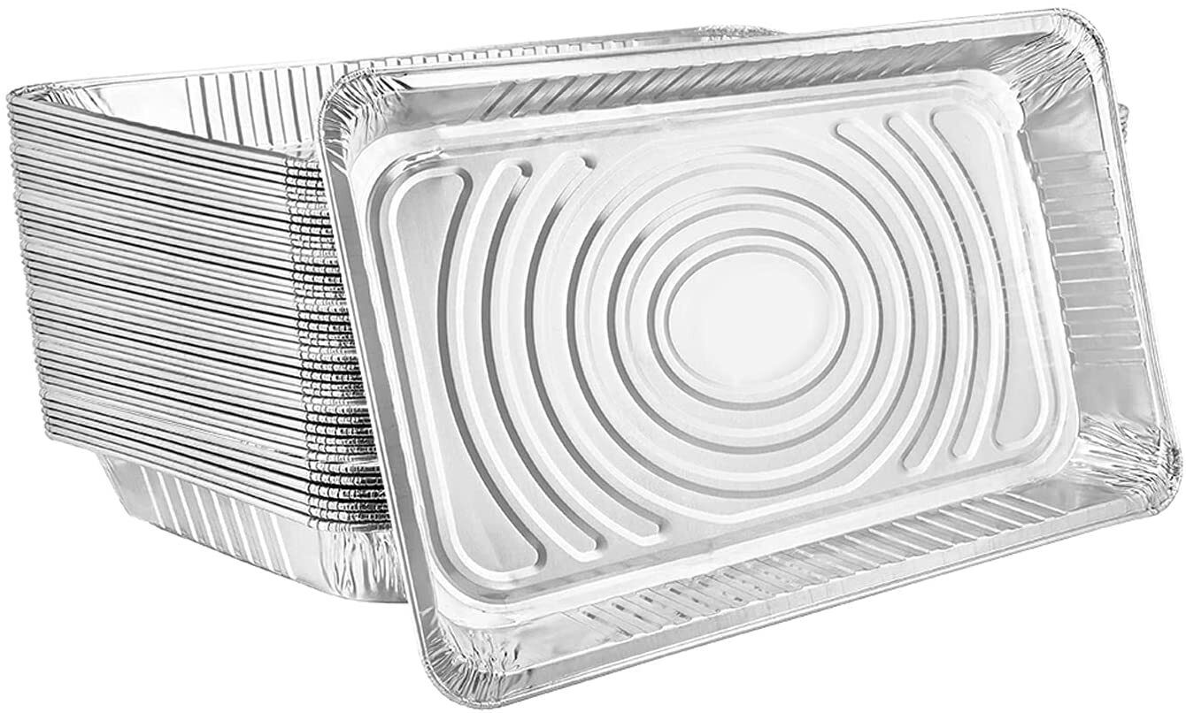 Durable & Disposable Full Size Deep Aluminum Foil Roasting & Steam Deep Pans