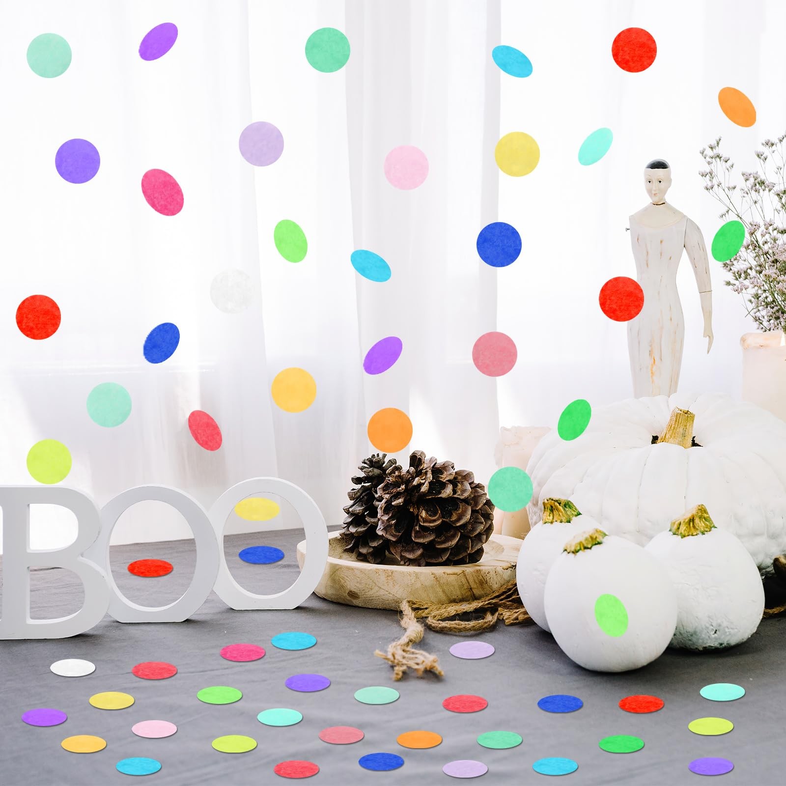 5.4oz Multicolor 1 Inch Round Tissue Paper Confetti, Round Confetti Birthday …