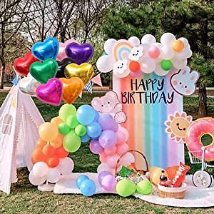 18″ Foil Star Heart Round Balloons Wedding Party Festival Decor Baby Shower