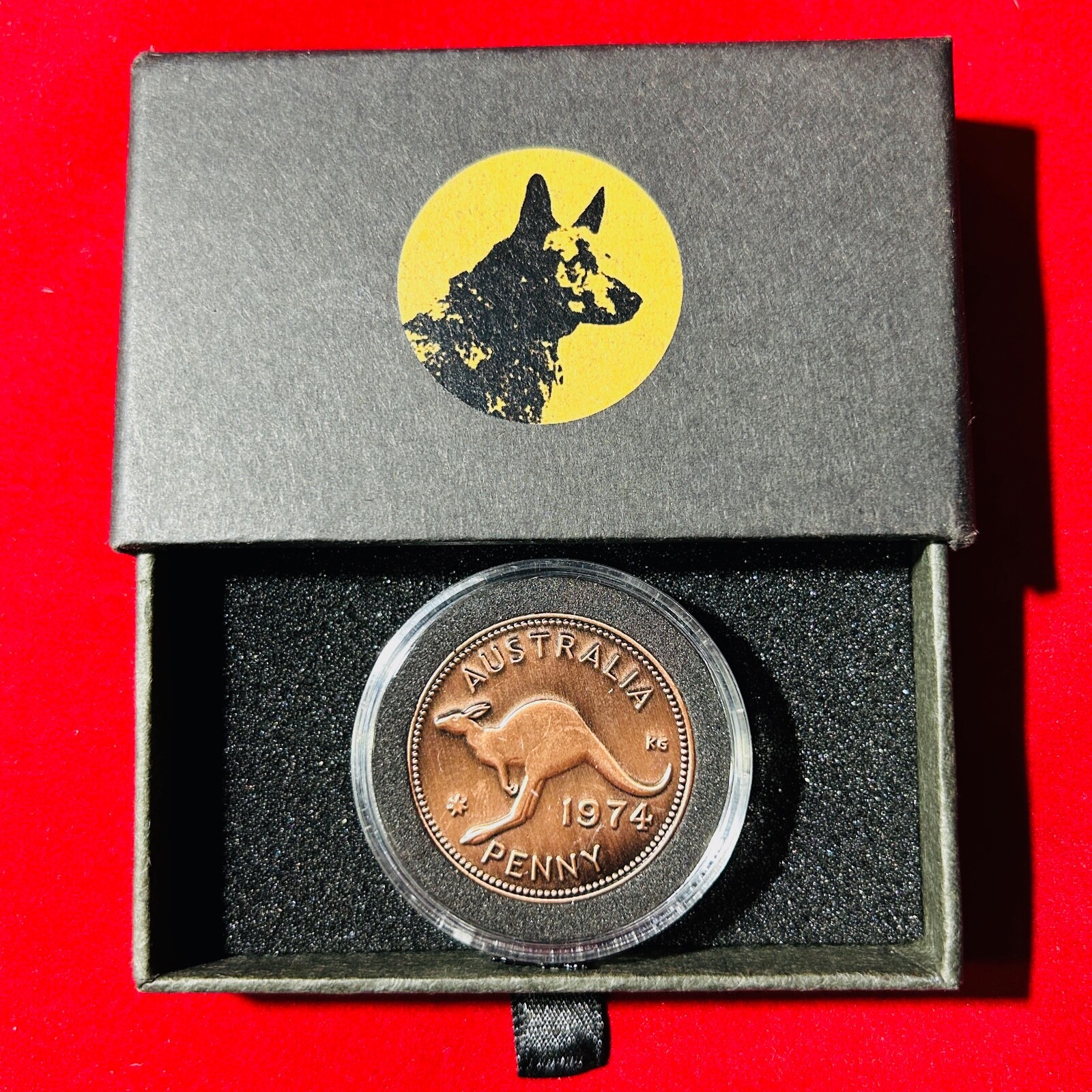 50th Wedding Anniversary Birthday Gift Present 1974 Australian Penny Capsule