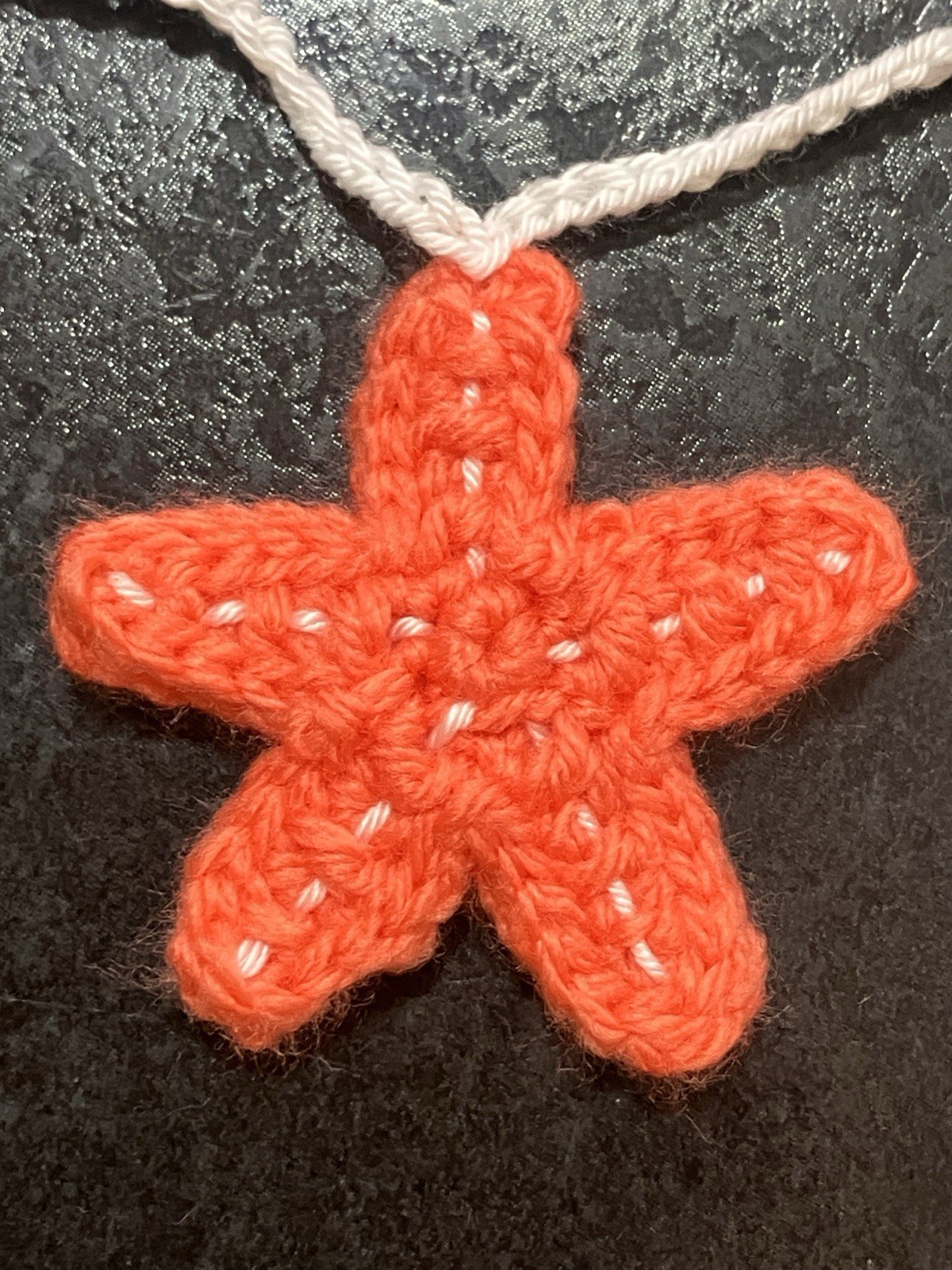 ⭐NEW Beach huts Starfish Hand Crochet Bunting Window camper SUMMER Gift