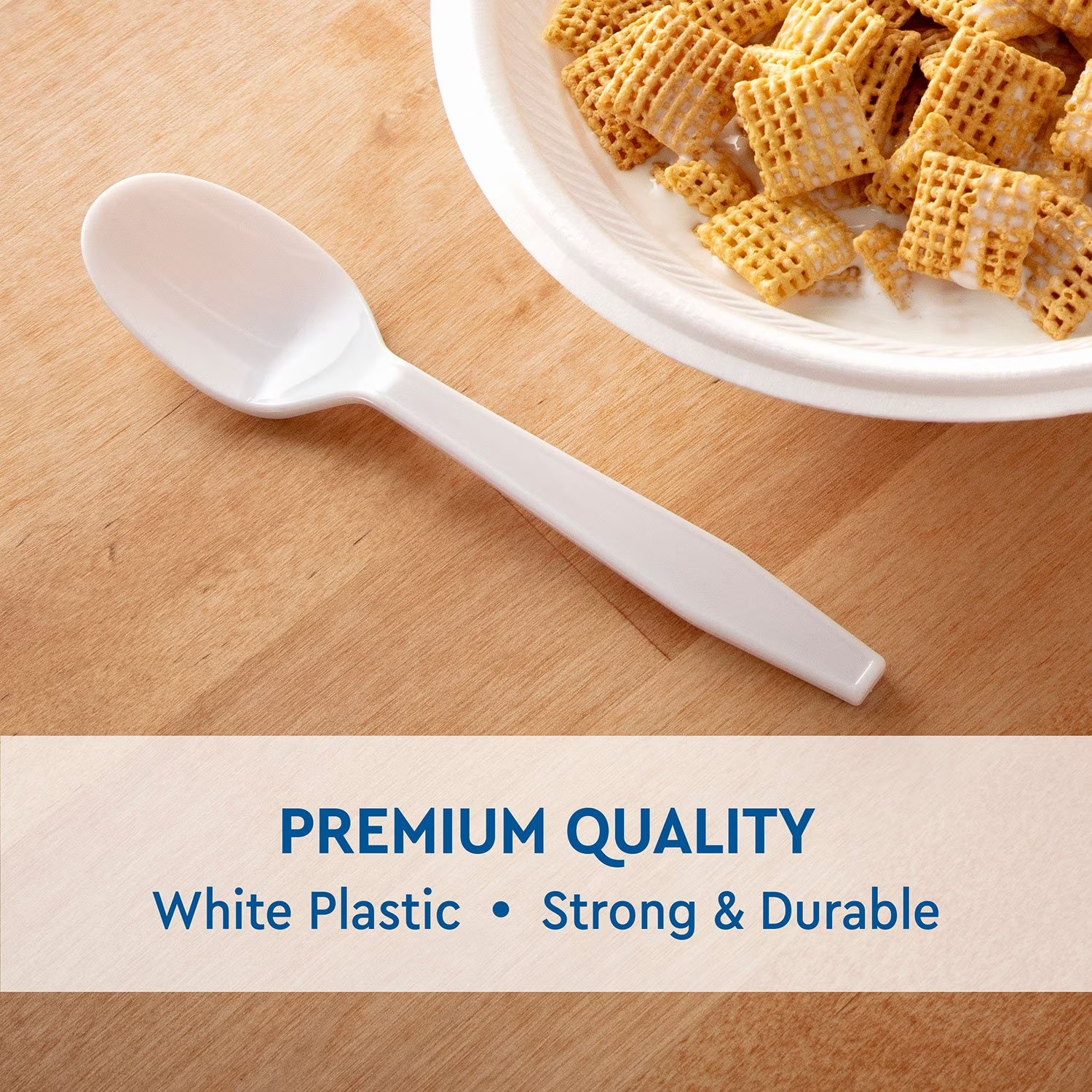 Member’s Mark Heavyweight White Plastic Spoons, 600 ct. FREE SHIPPING