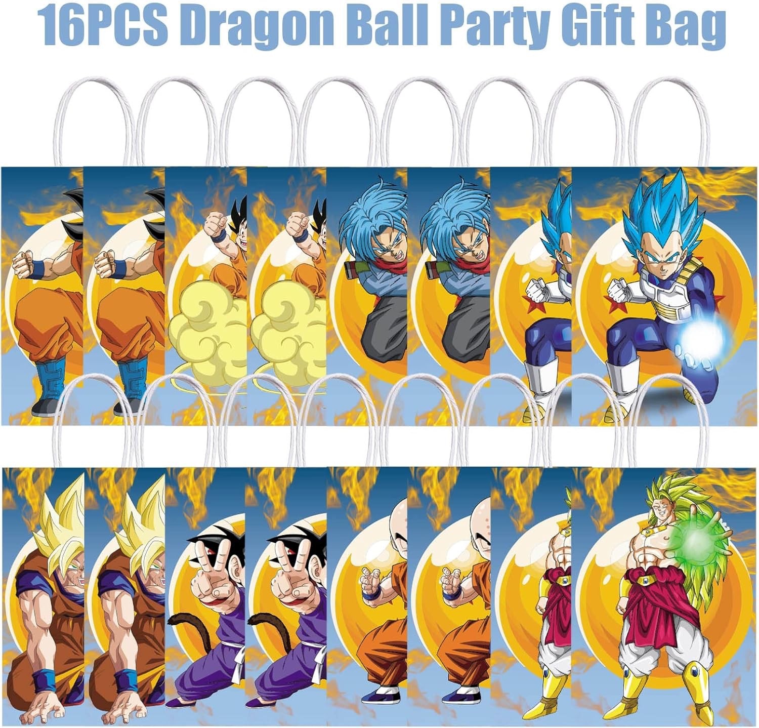 Dragon Ball z Party Supply kit With Add-ons