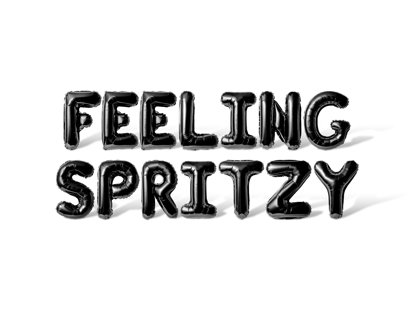 FEELING SPRITZY Letter Balloon Banner – Bachelorette Party Supply Decorations