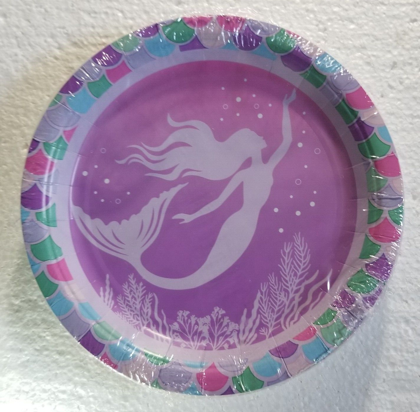 Pink Mermaid Plates & Napkin Mermaids Any Occasion Party Set
