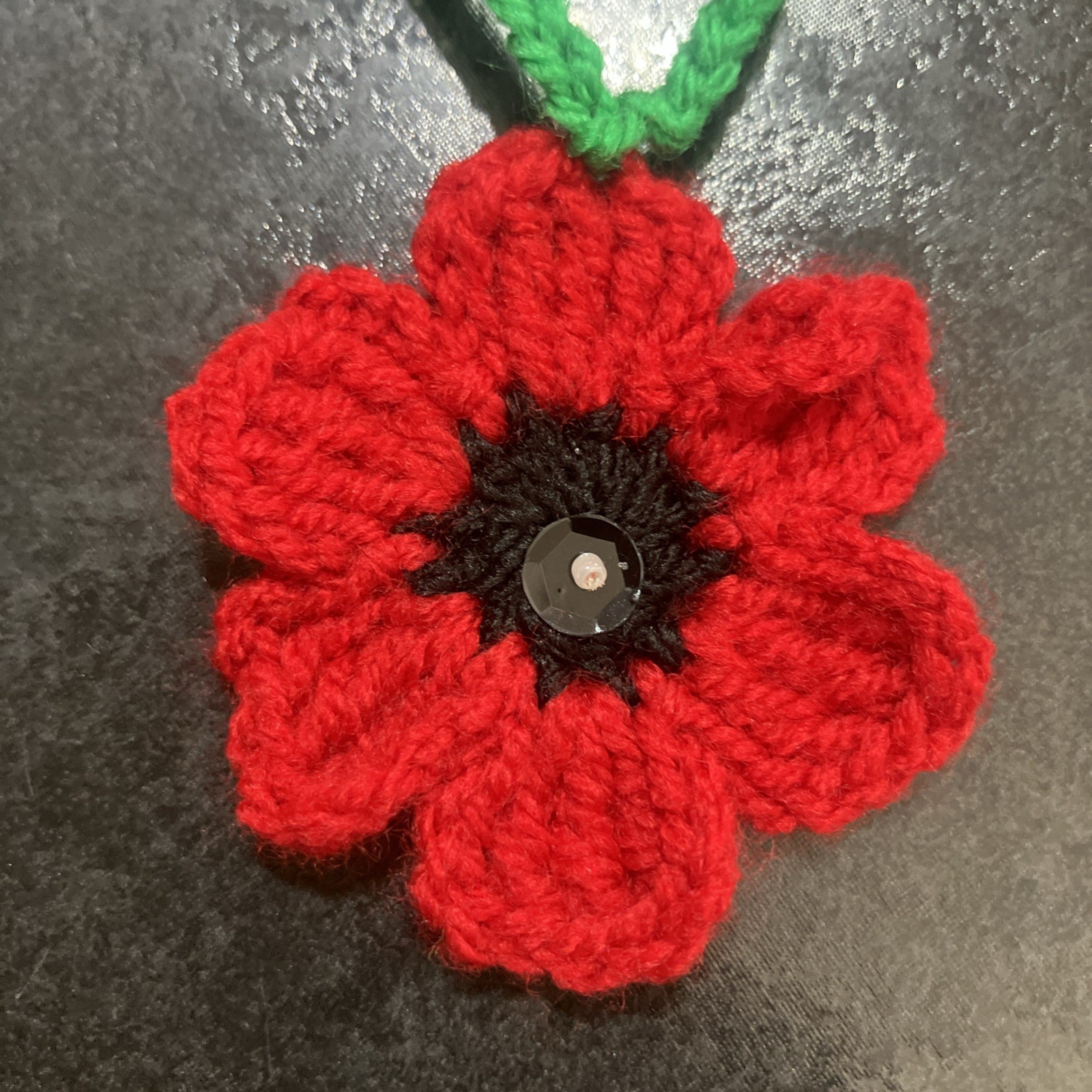 🌺PRETTY Hand Crochet Flowers Poppy Bunting Window Camper Gift