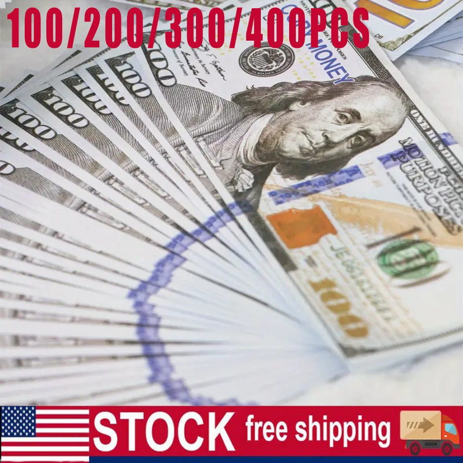 100-400PCS For Pretend Play Music Birthday Party Prop Fake Looks Best Toys Money