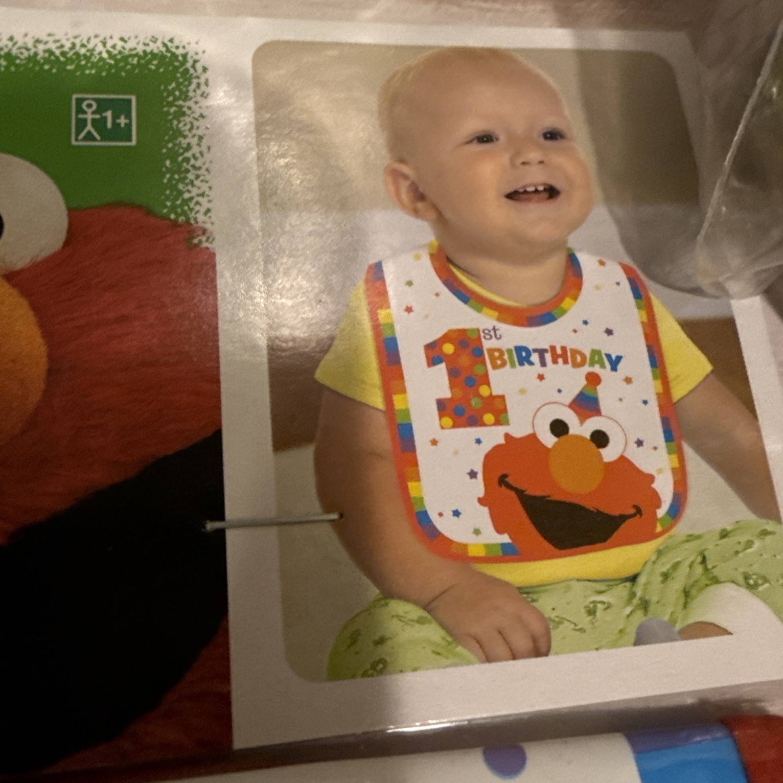 Elmo Turns One Sesame Street 1st Birthday Party Hats Bib And String Decorations