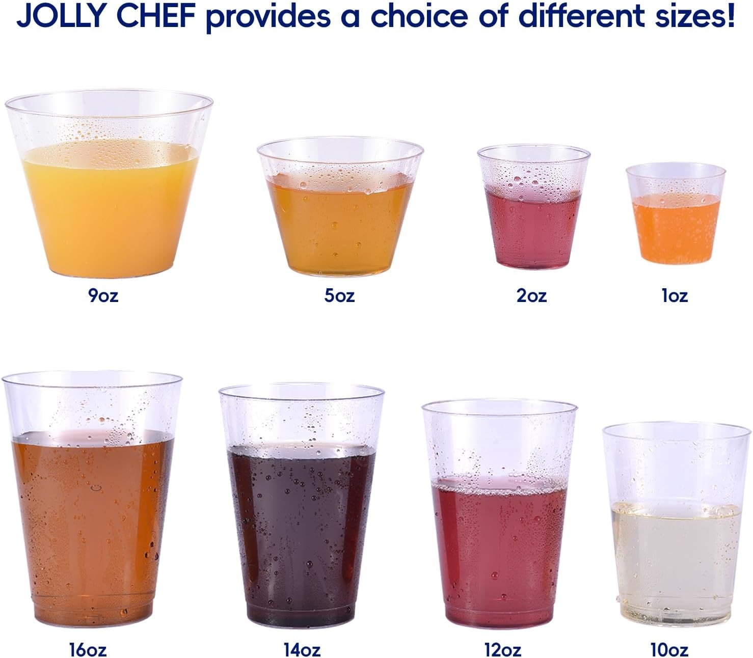 500 Pack Plastic Shot Glasses 1 oz Disposable Cups 1 Ounce Tasting Cups Party