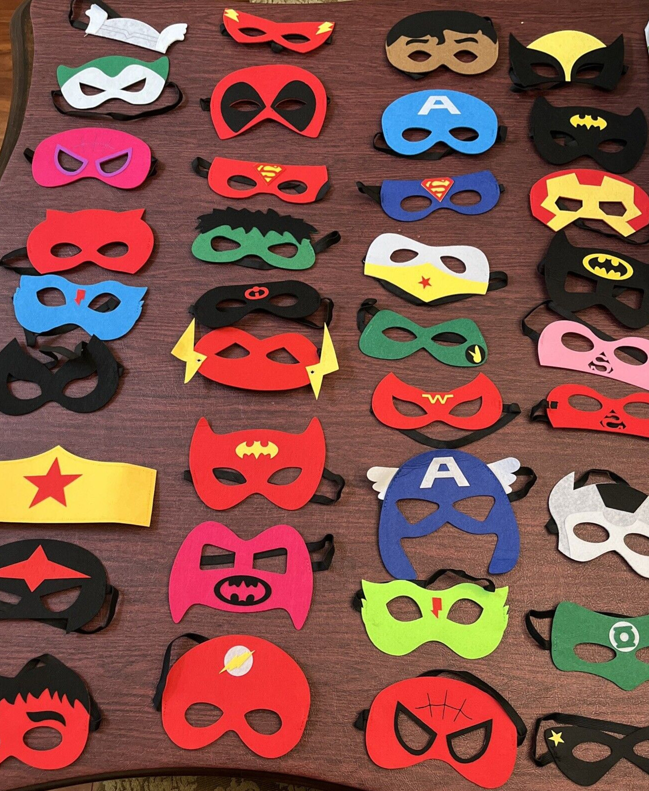 Superhero Masks Party Favors for Kids 36 Pcs Kids Super Hero Cosplay NEW
