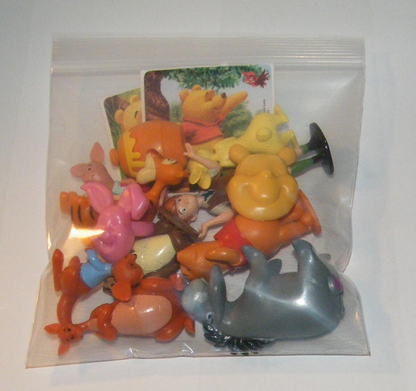 Winnie The Pooh Cake Toppers Set 14 Cupcake Decorations with 10 Figures