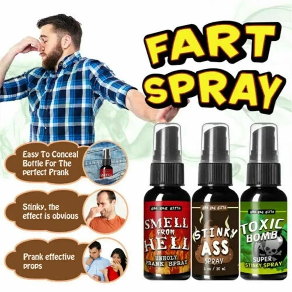Liquid Fart Spray Stink Bomb Smelly Ass Toxic Bomb Crap Gag Prank Joke