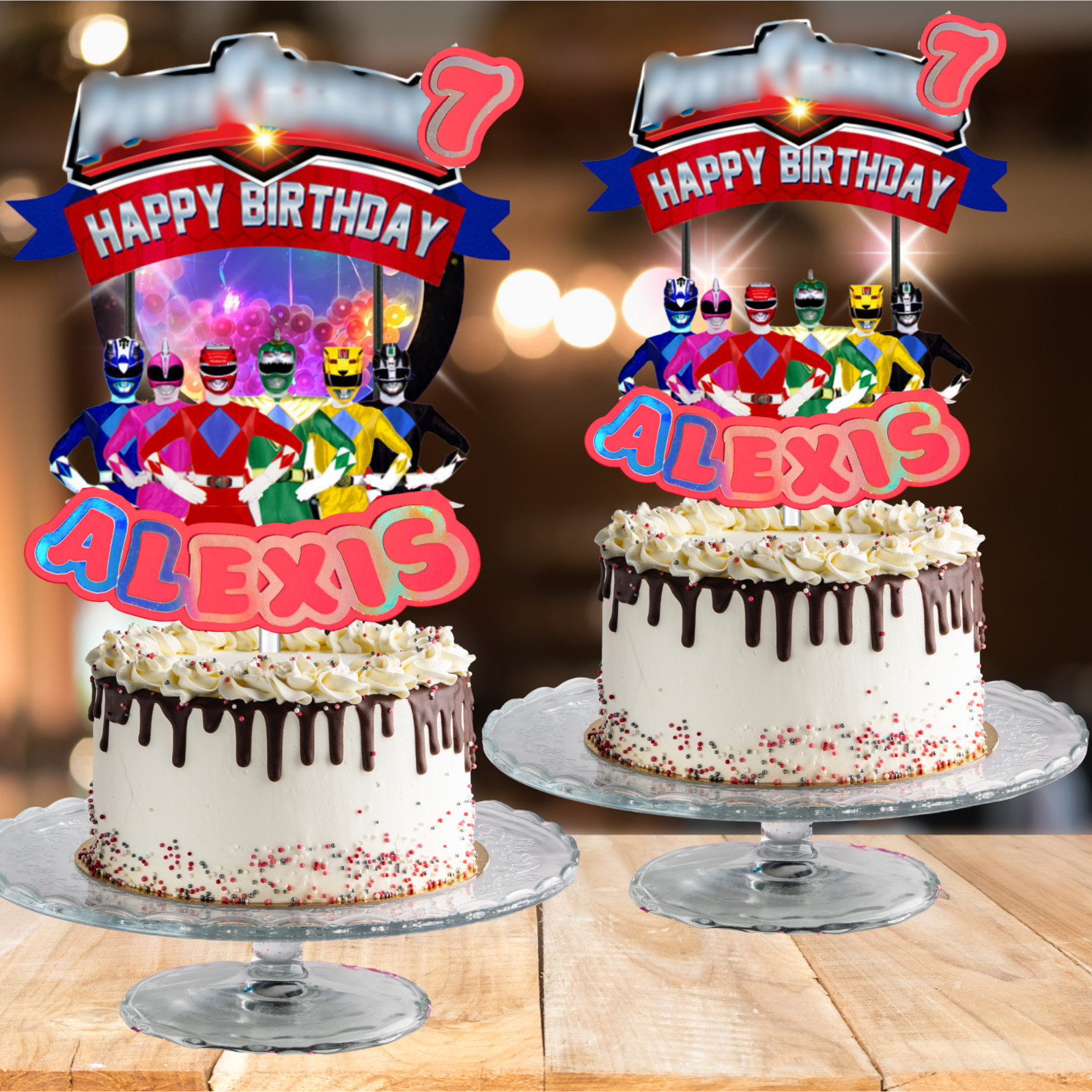 POWER RANGER TABLEWARE plate cup birthday party supplies decoration idea theme