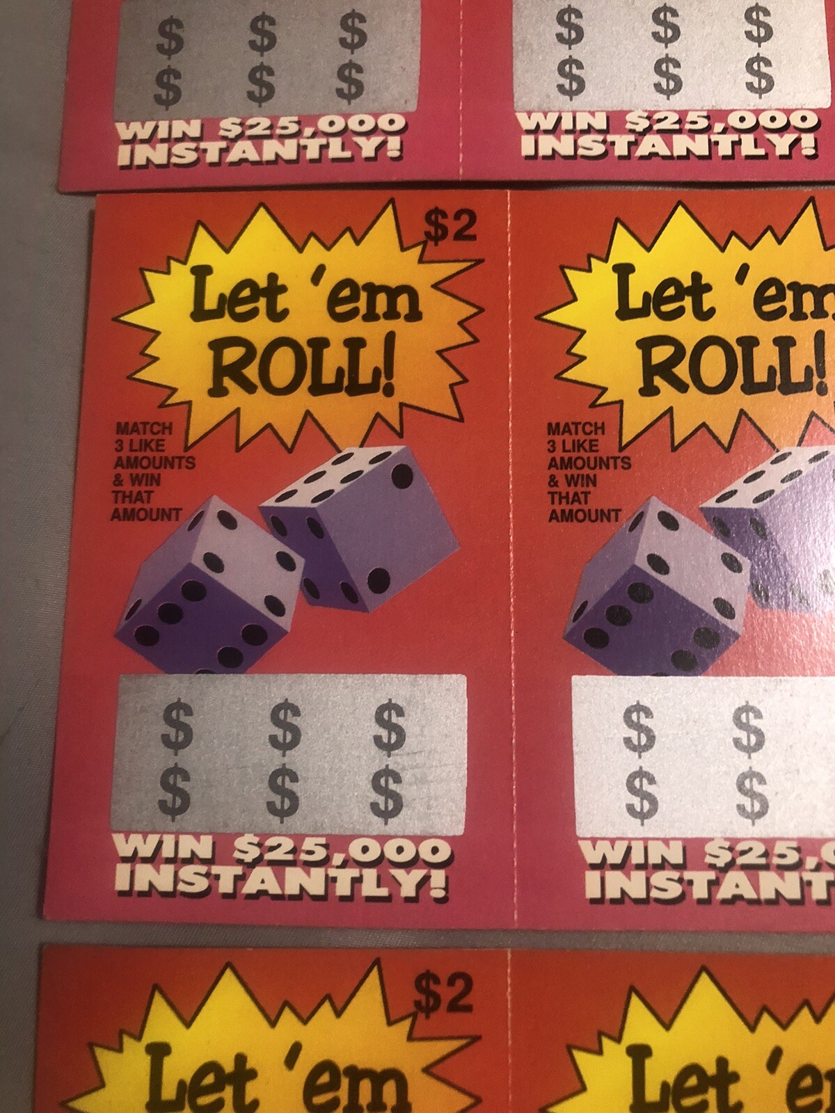 30 Fake Lottery Tickets, Prank, Not Real, Joke, Gag, gifts Party FREE Shipping