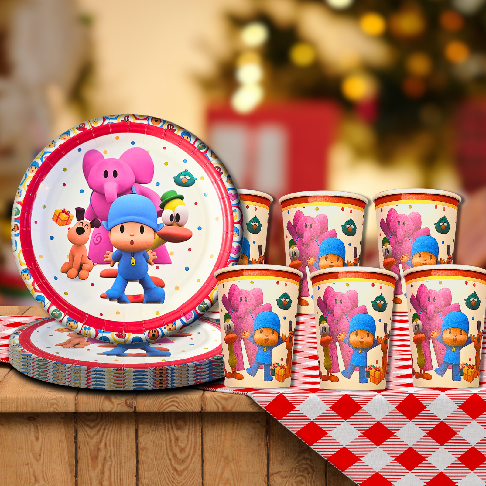 Pocoyo pato birthday party supplies favor centerpiece decoration event theme toy