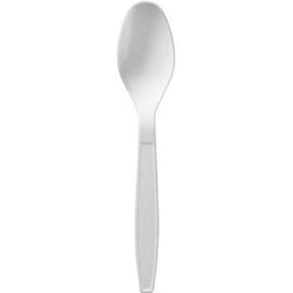 Solo Heavyweight Plastic Spoon, White, 500-count