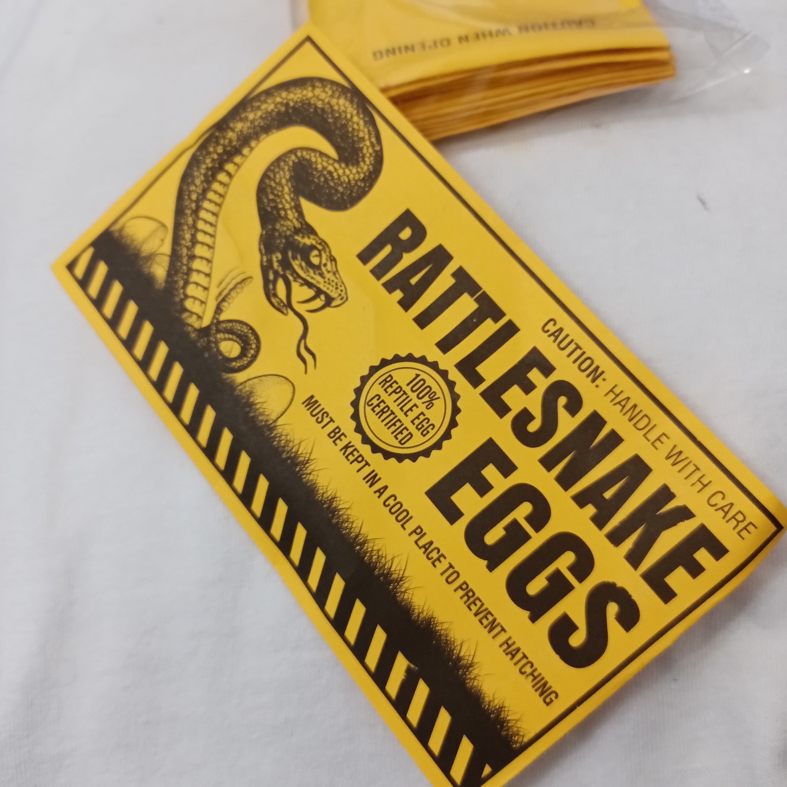 Rattlesnake Eggs 12pk Gag Joke Prank