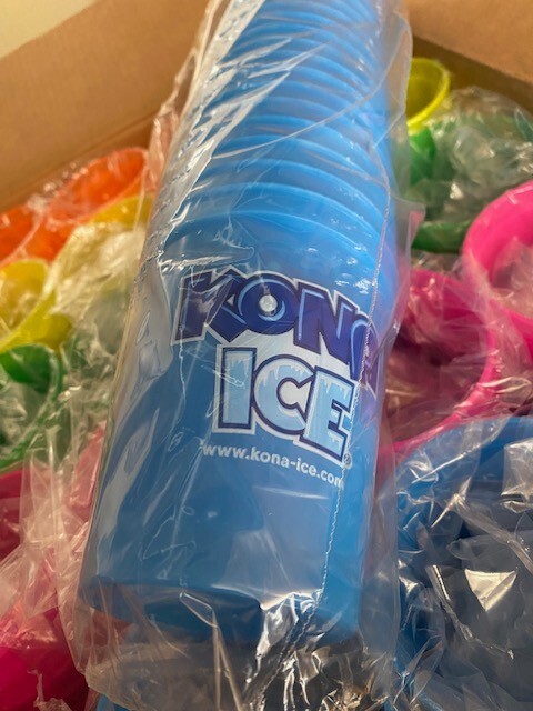 (500 PACK) Kona Ice 16Oz Color Changing Plastic Party Cups, Reusable Tumblers