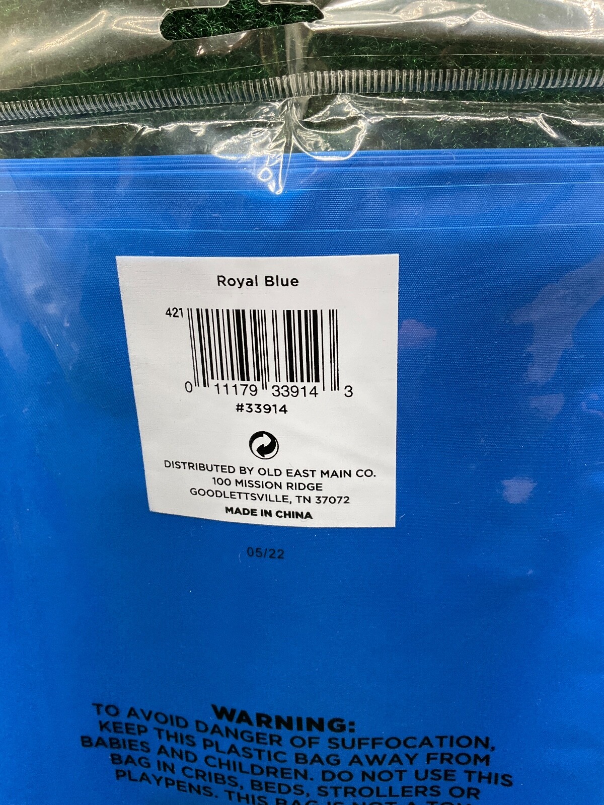 2 – 321 Party! Plastic Tablecover 54″ x 108″ Royal Blue 3 Pack