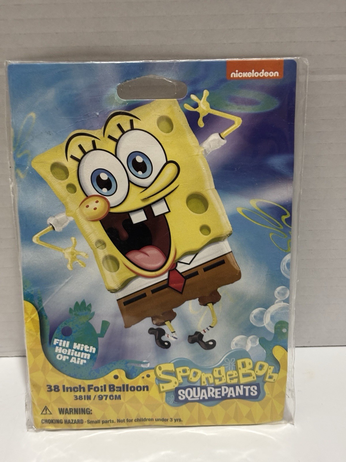 Nickelodeon Colorful SpongeBob Squarepants 38″. Foil Balloon NWT