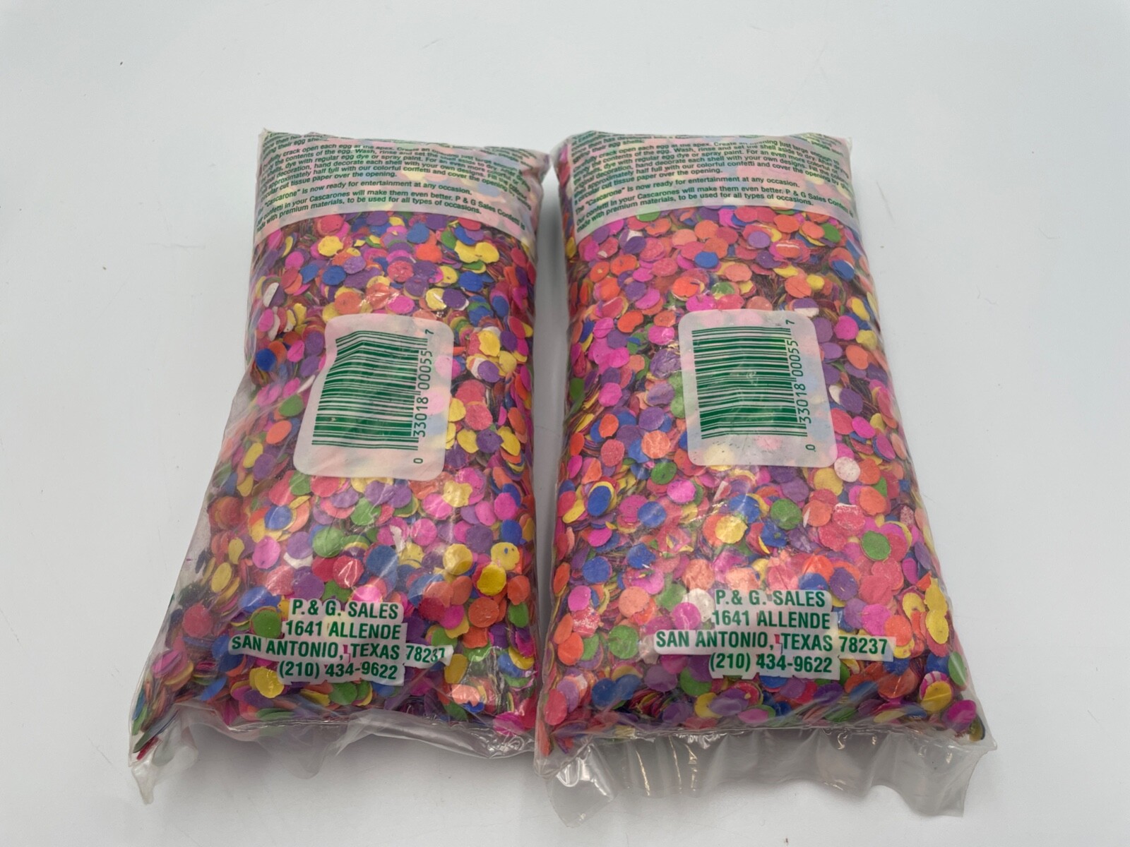 All-Occasion Confetti Lot of 2 3 Oz. Bags Multicolor Pastels Easter Baskets