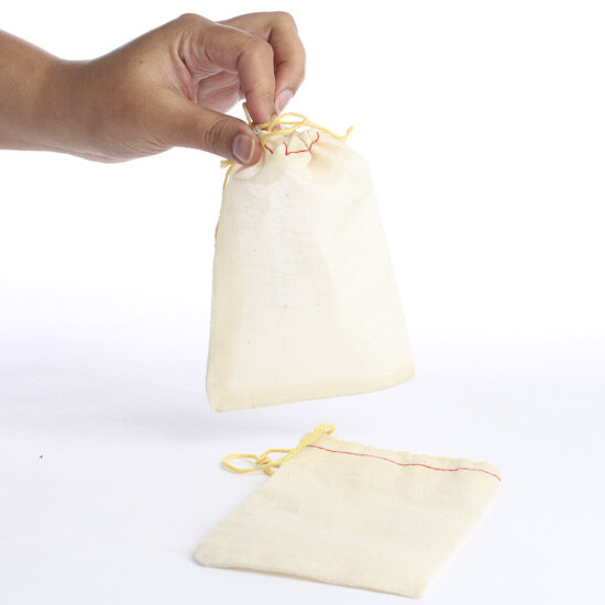 Factory Direct Craft Natural Muslin Bags with Drawstring – Pack of 12
