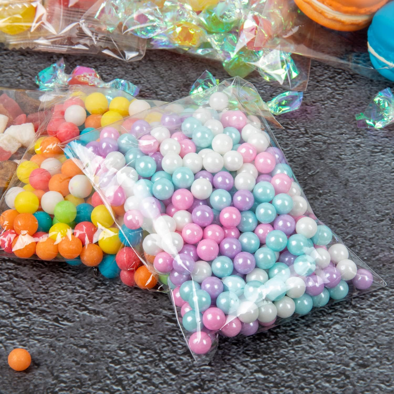 400pcs Cellophane Bags 4×6 Self Sealing Cookie Bags for Packaging Cellophane Tre