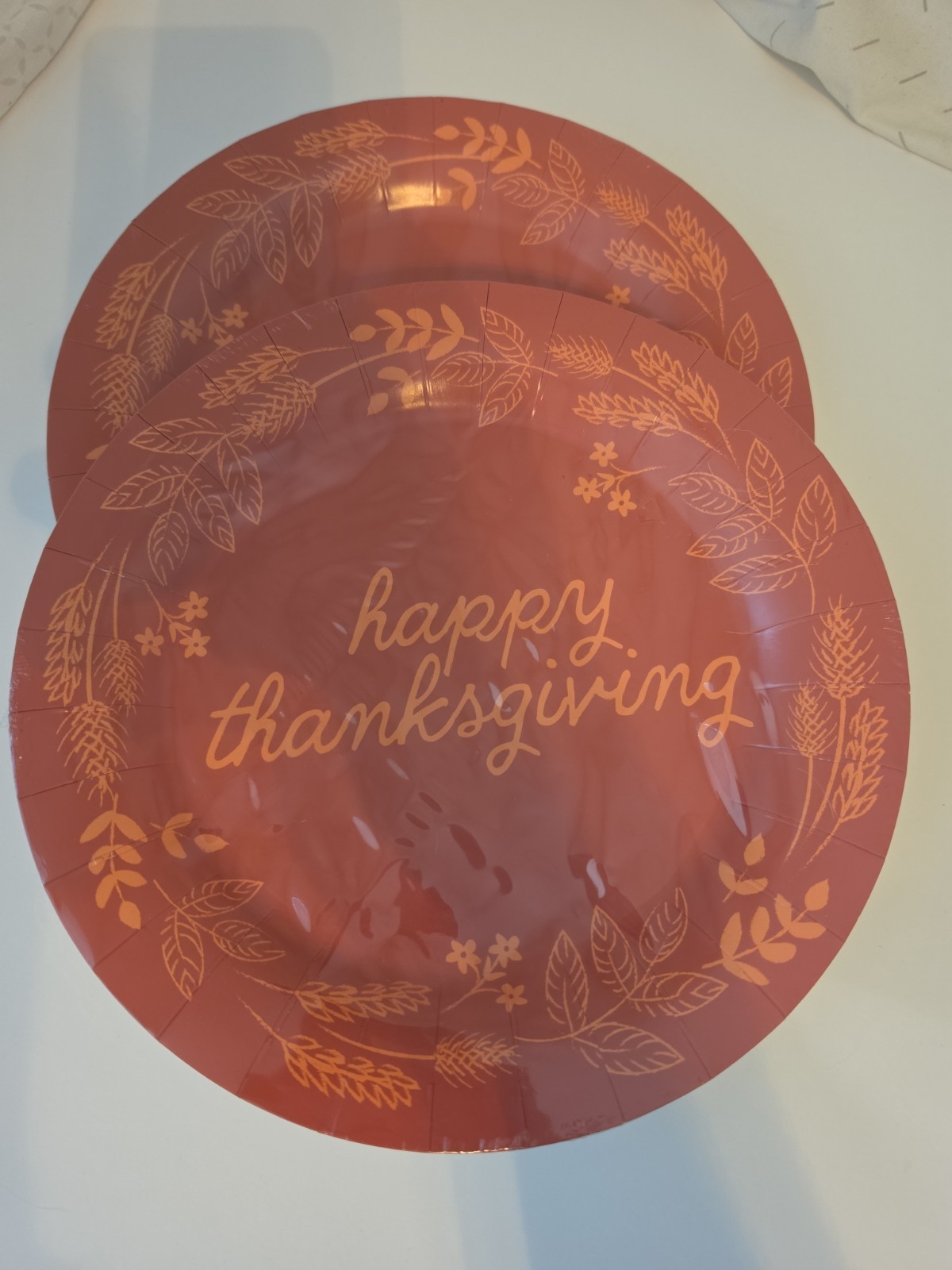 Spritz Fall Theme /Thanksgiving 10″ Dinner Plates 20ct by Target Made USA 1054