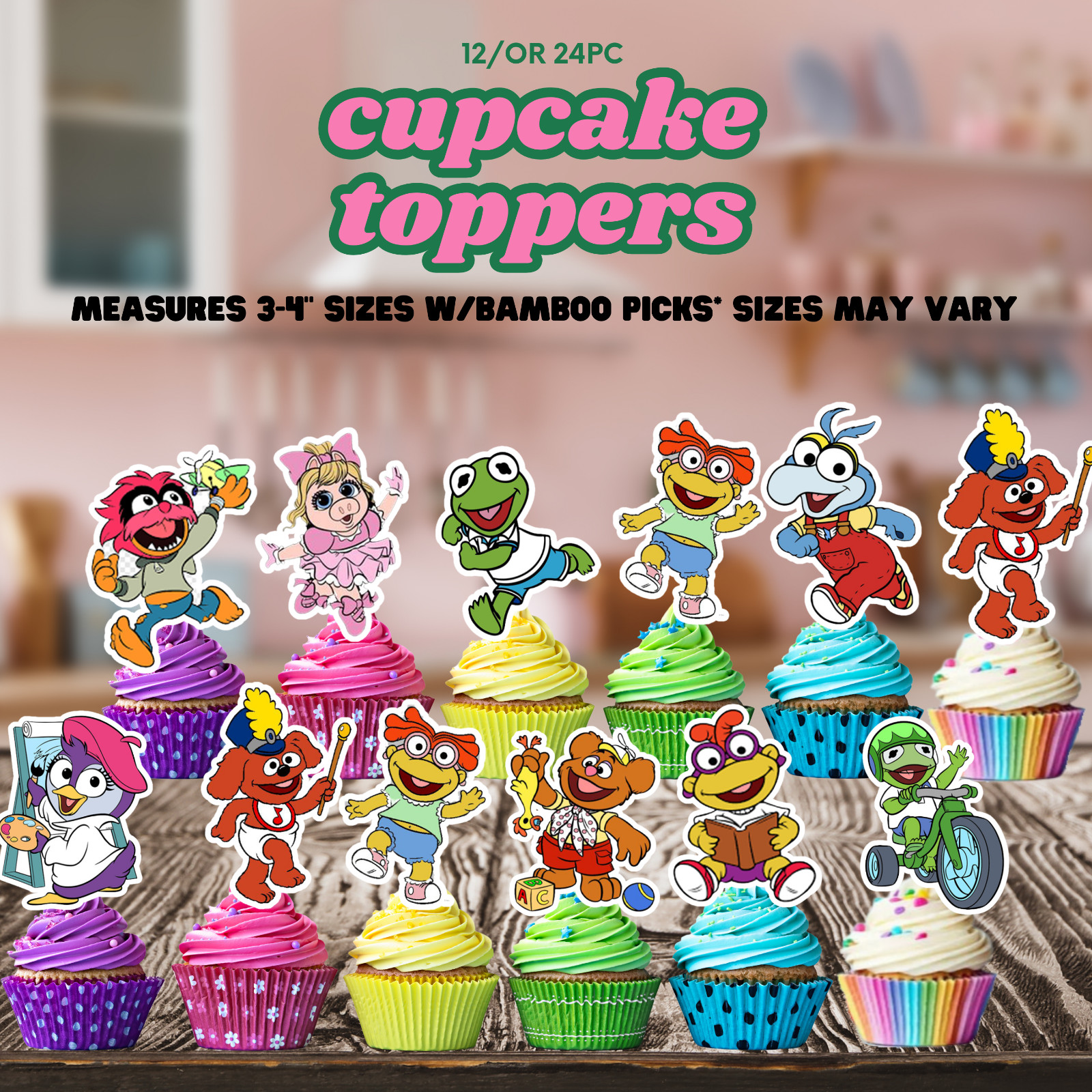 MUPPET BABIES cupcake birthday party supplies favor centerpiece decoration event