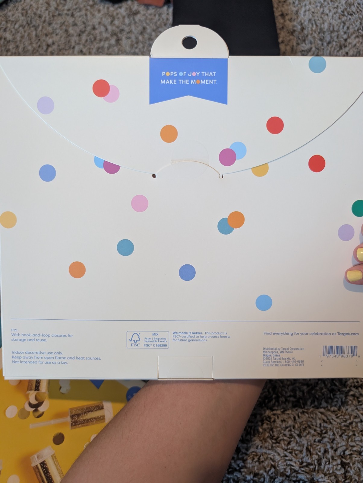 Spritz Target Brand Ice Cream Party Kit NWT Birthday Summer Colorful