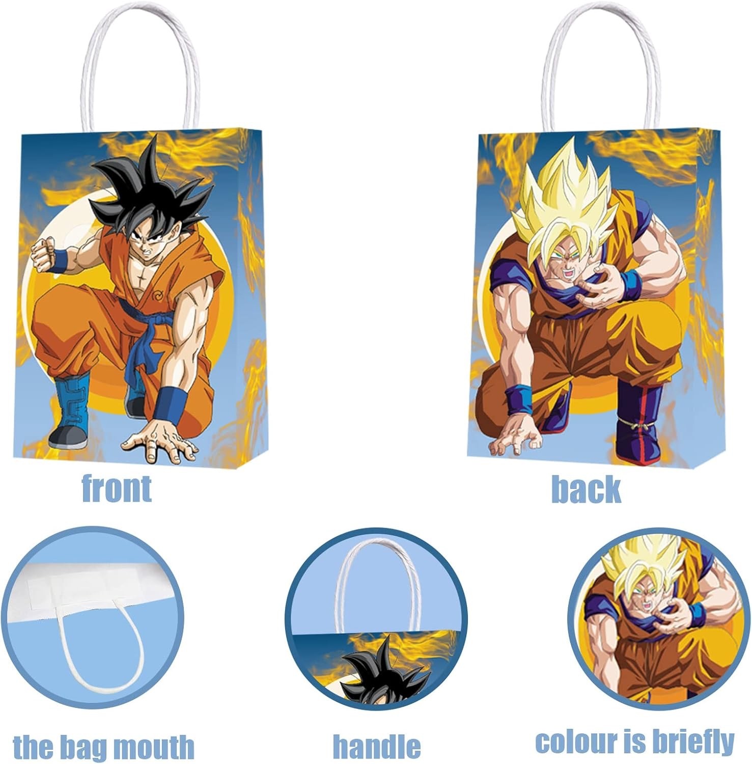 Dragon Ball z Party Supply kit With Add-ons