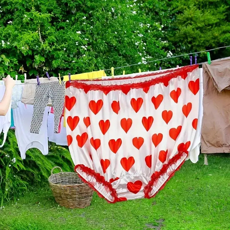 Funny Giant Adult Prank Gift Panties, Leopard Print Lace Trim, Unisex Joke Gift,