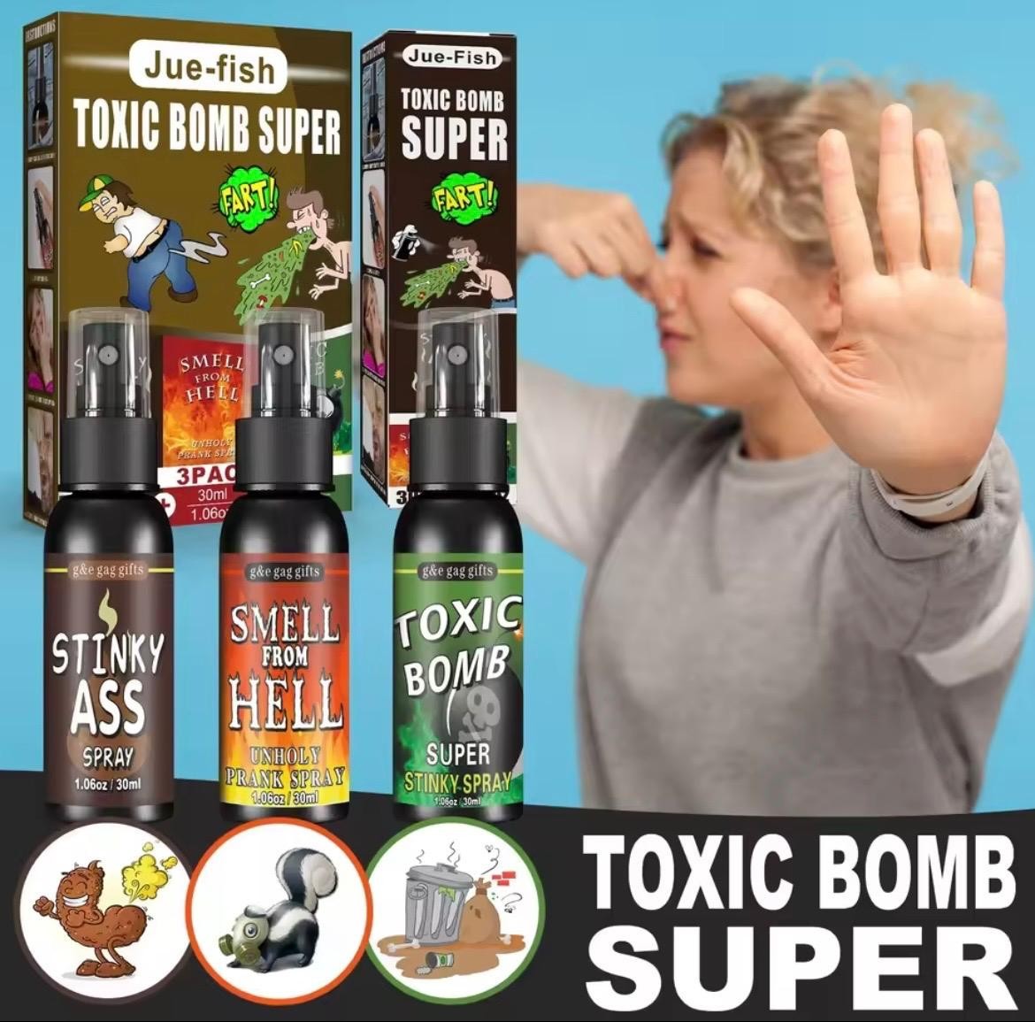 Liquid Fart Spray Stink Bomb Smelly Stinky Ass Toxic Bomb Crap Gag Prank Joke