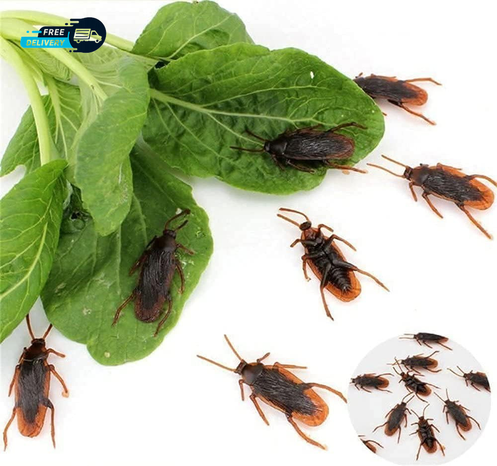 Prank Fake Roaches Favorite Trick Joke Toys Look Real Scary Insects Realistic