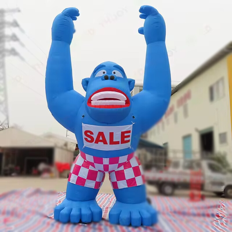 26ft Giant Inflatable Gorilla Fireworks Rocket Fire Arrow Replica Huge Cartoon