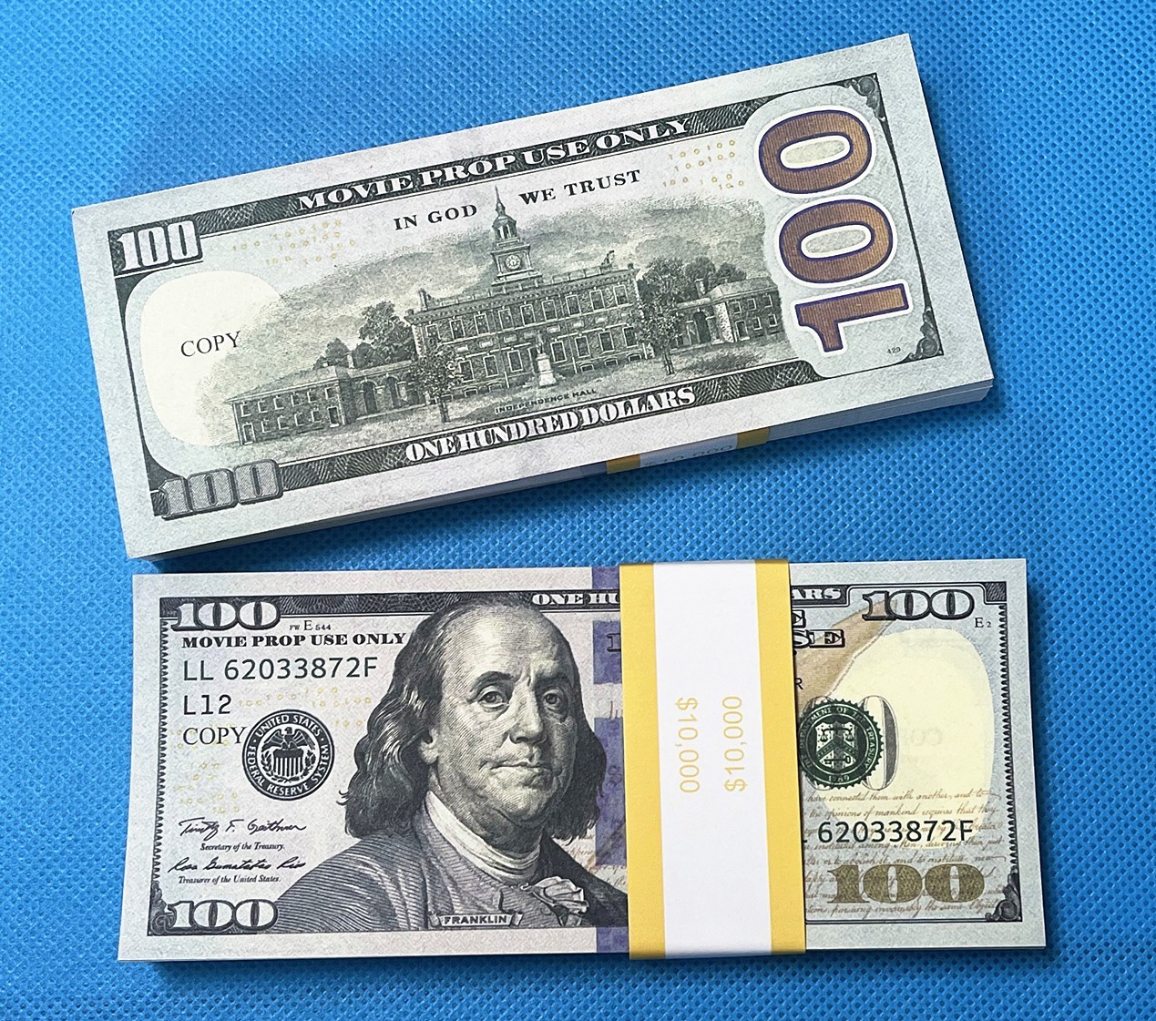 Replica Money Prop for Pranks, Movie Production,Celebrations – 200pcs 100 Bills