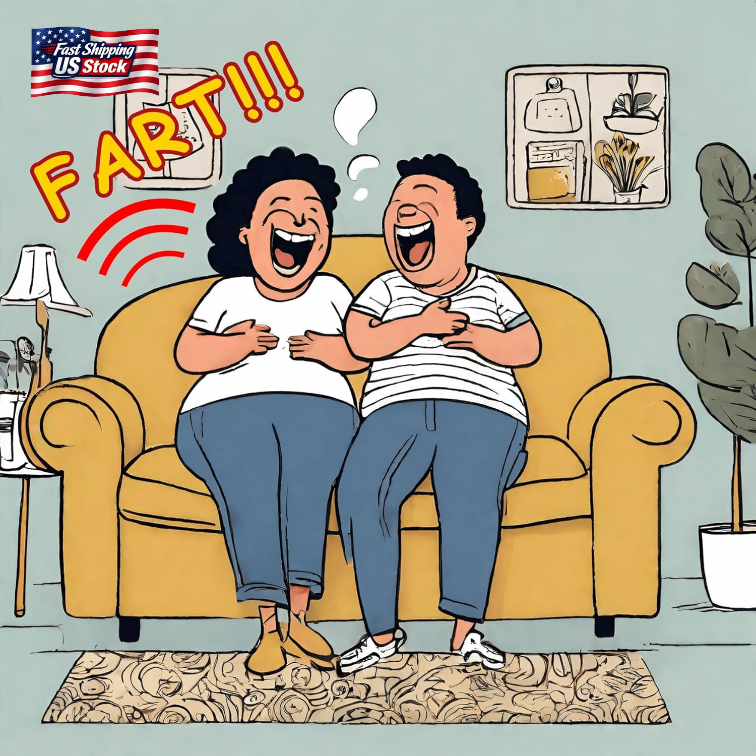 T.J. Wisemen, Inc. Remote Controlled Fart Machine #2 with Boom Box Technology –