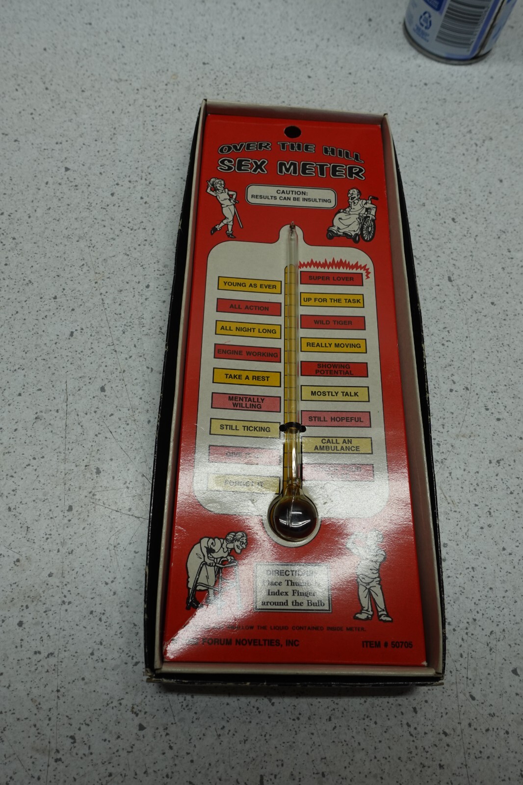 Vintage “Over the Hill Sex Meter” Novelty Prank Gift 1992 Forum Novelties Inc