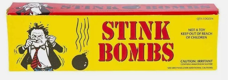 36 Stink Bombs – Stinky Glass Gag Prank Fart Joke (1 case of 36)