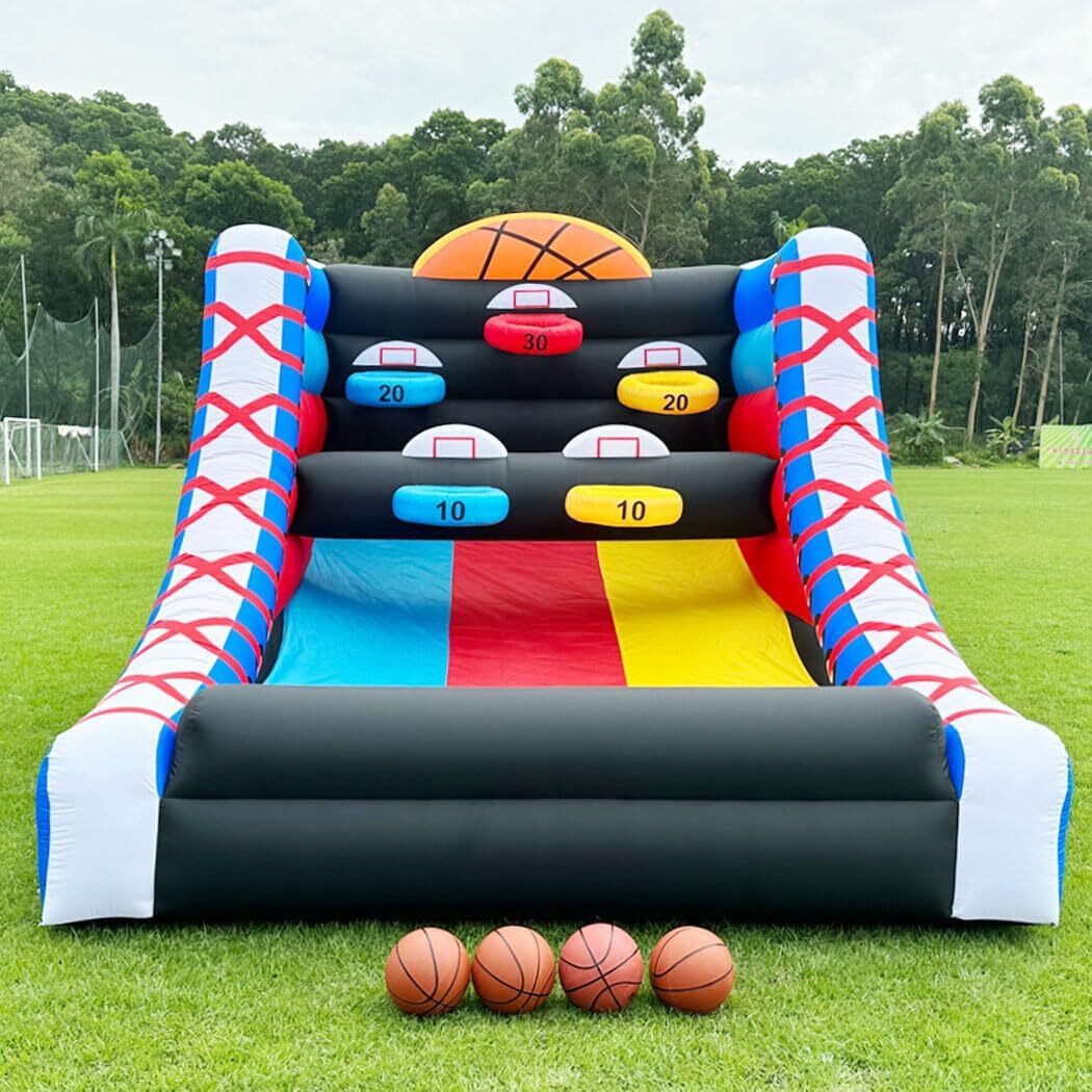 Inflatable Basketball Hoop Shot Inflatable Basketball Game For Adult Kid Games