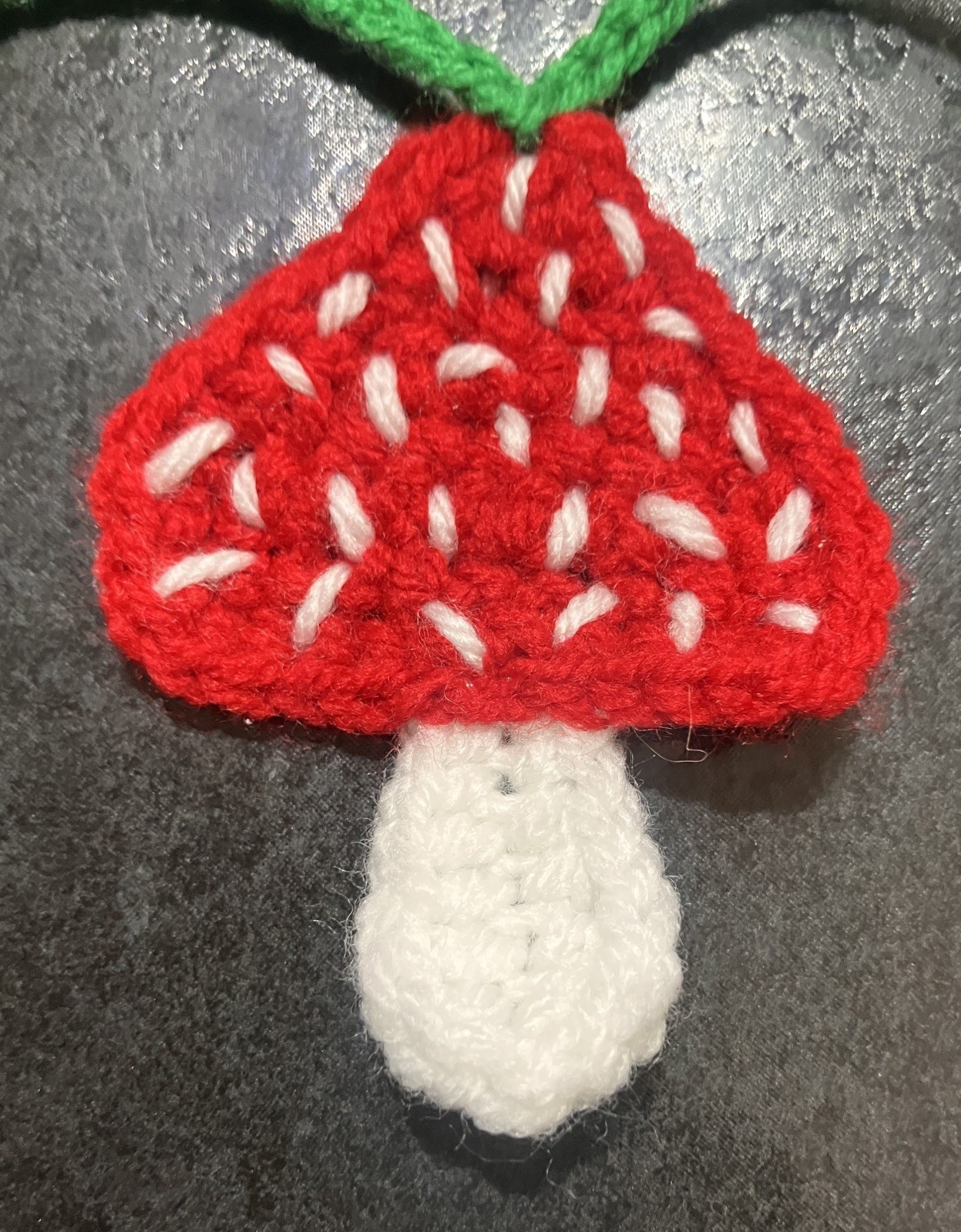 🍄 🌼 NEW! hand crochet bunting Daisy toadstool Mushrooms SUMMER gift camper