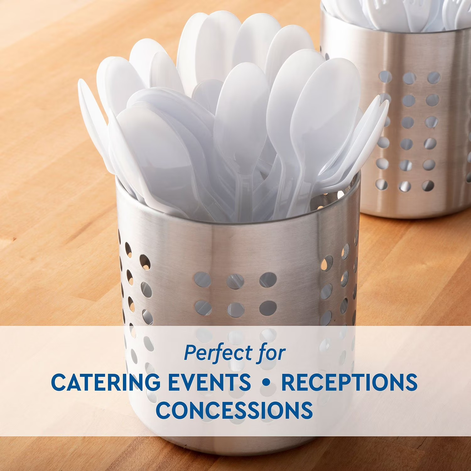 Member’s Mark Heavyweight White Plastic Spoons, 600 ct. FREE SHIPPING
