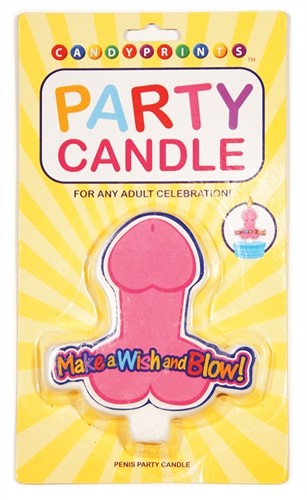 Penis Shaped Birthday Candle – Funny Adult Party Cake Topper Gag Gift for Women